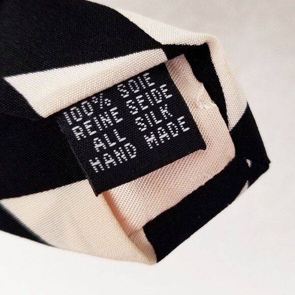 John Lennon Artwork Original 100% Silk John & Yoko Eiffel Tower Checker Neck Tie - Picture 7 of 13